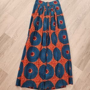 Unique Vibrant African Maxi Skirt! XS!